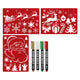Set di decorazioni per il vento di natale creativo di Natale