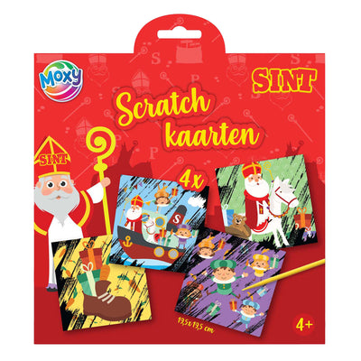 Creative Craft Group Sint 4 Scratch Kaarten