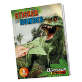 Creative craft group dino stickeren op nummer - afbeelding 1