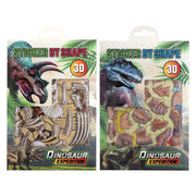 Creative craft group dino stickeren op vorm - afbeelding 1