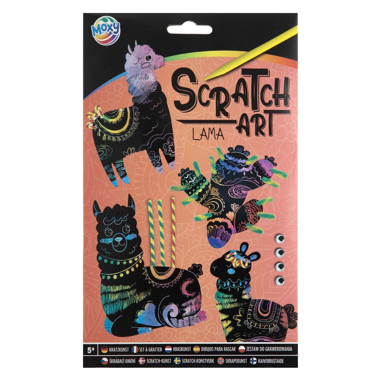 Gruppo di artigianato creativo crea la tua arte scratch
