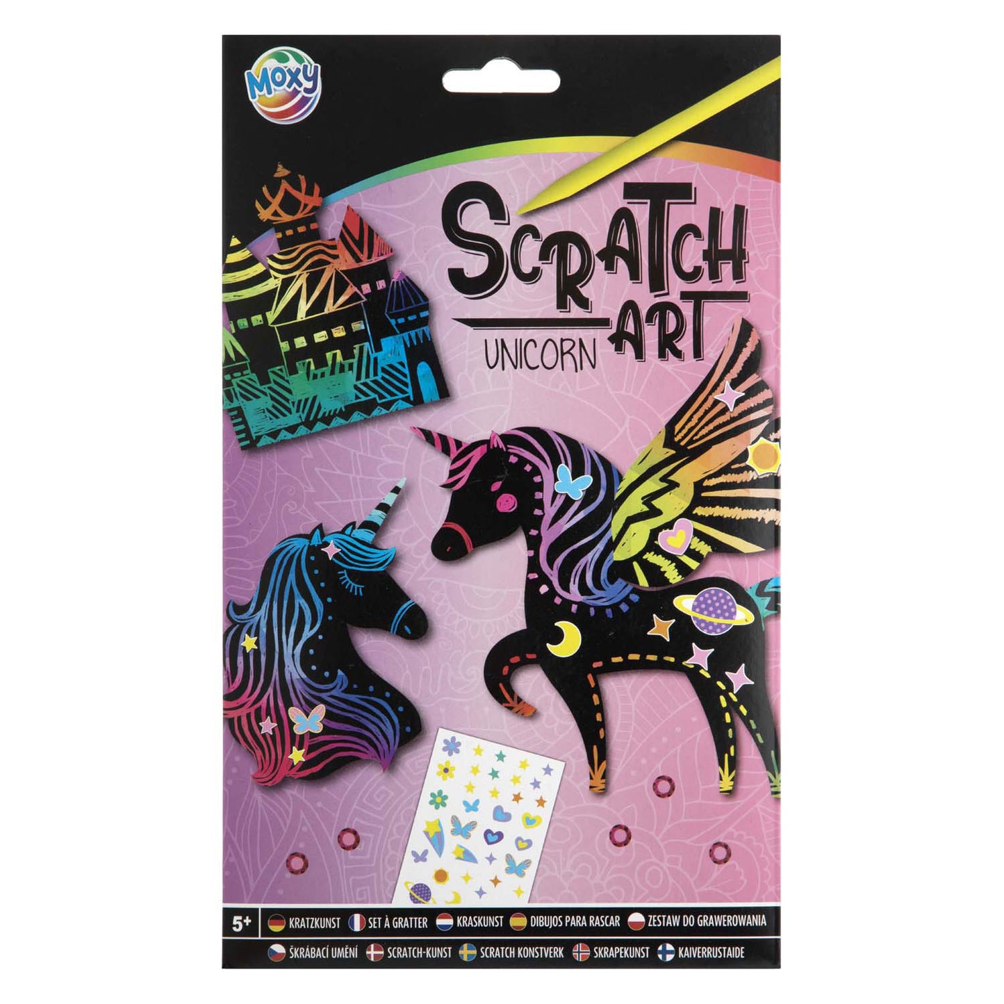 Gruppo di artigianato creativo crea la tua arte scratch