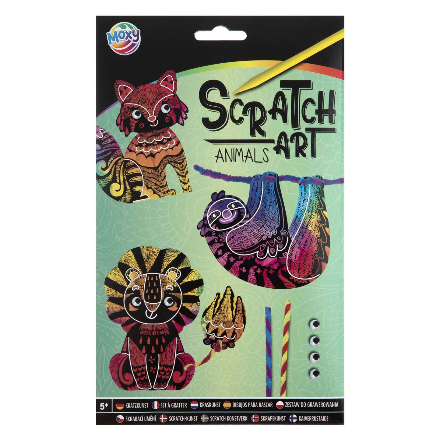 Gruppo di artigianato creativo crea la tua arte scratch