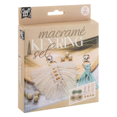 Grupo de artesanía creativa MacRame Key Chains, 2st.