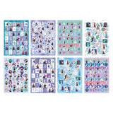 Moxy frozen glitter stickerboek - a5 formaat 8 vel - afbeelding 2