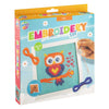 Set ricamo Moxy in cornice 15x15 cm