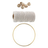 Creative craft group macrame knutselset veren
