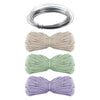 Creative craft group macrame flessen decoreren met bloemen