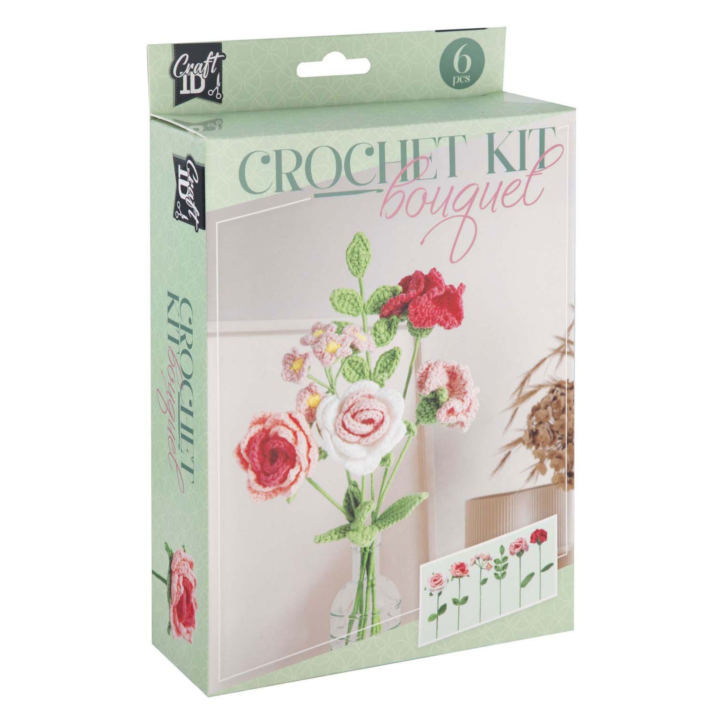 Creative Craft Group Hook Package Bouquet 6 rosas