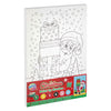 Creative craft group canvas schilderen op nummer kerstmis - incl 6 kleuren verf en penseel