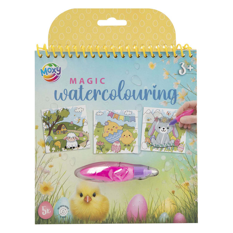 Libro da colorare con acqua di gruppo artigianale creativo pasqua