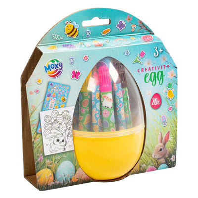 Creative craft group set for Easter crafts - incl. markers and crayons