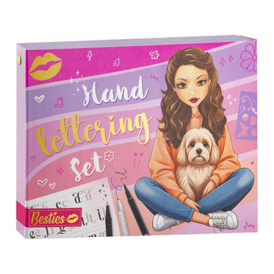 Juego de letras a mano de Creative Craft Group Besties, incl. libro - 32 páginas