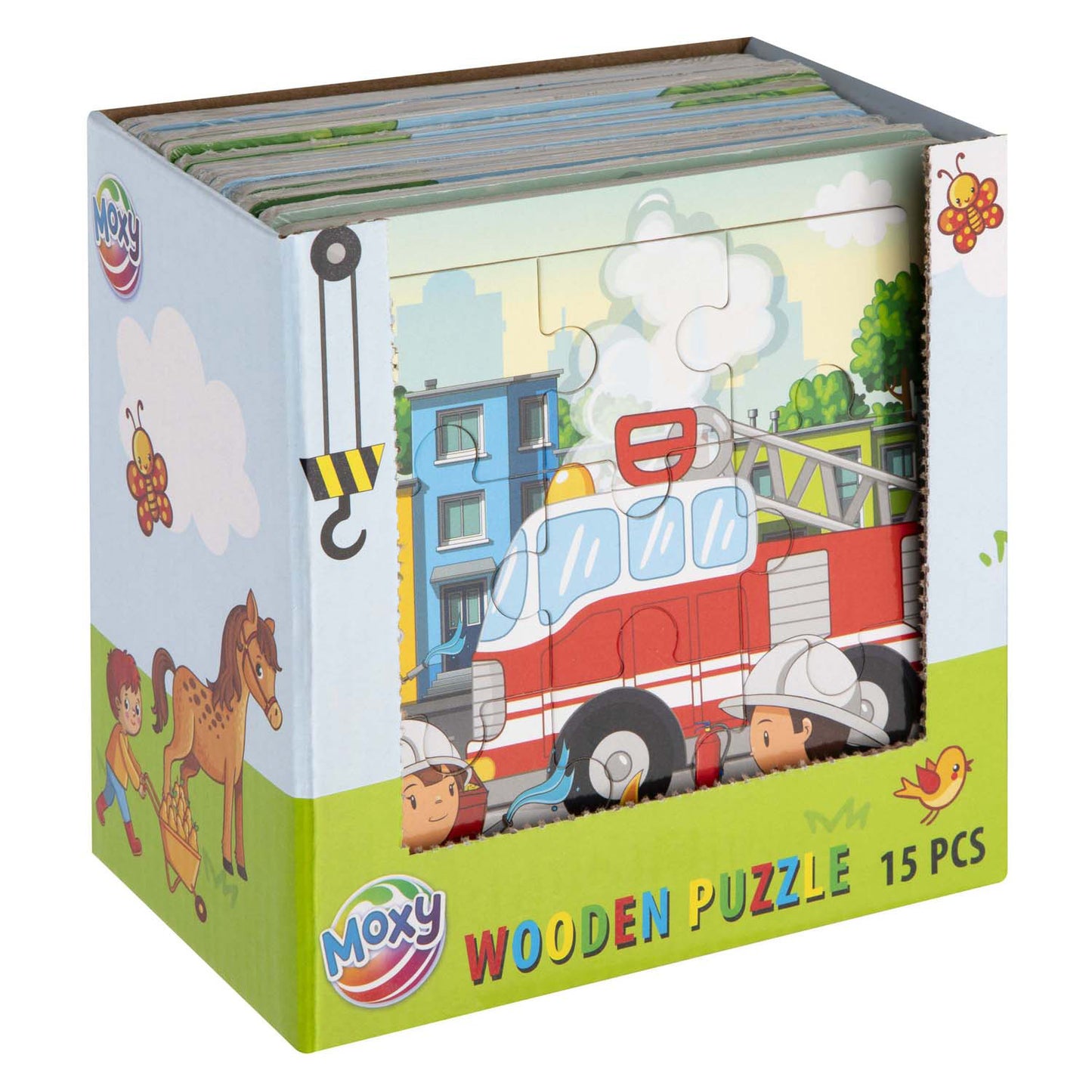 Puzzle legno mini 9 pezzi 5 assorchi