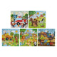 Puzzle legno mini 9 pezzi 5 assorchi