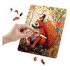 Moxy houten puzzel squirrel unieke vormen, 130pcs