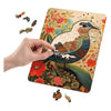 Moxy puzzle in legno con forme uniche di uccelli