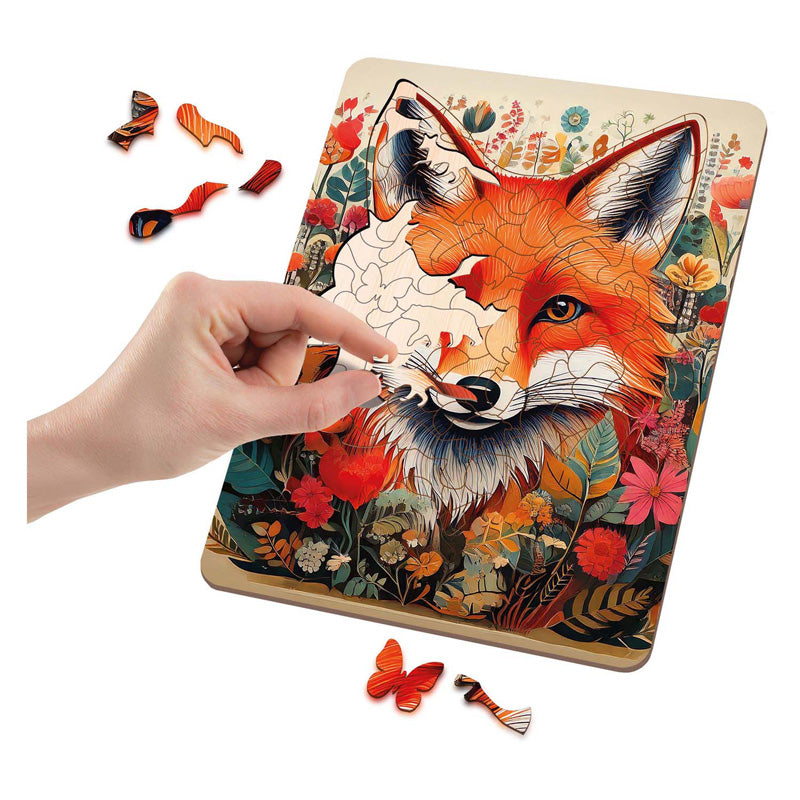 Moxy houten puzzel fox unieke vormen