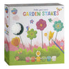 Creative craft group maak-je-eigen tuinprikkers incl. 6 verfkleuren 1 kwast