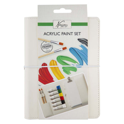 Cartella portaoggetti in acrilico Creative Craft Group Nassau incl. vernice e pennelli