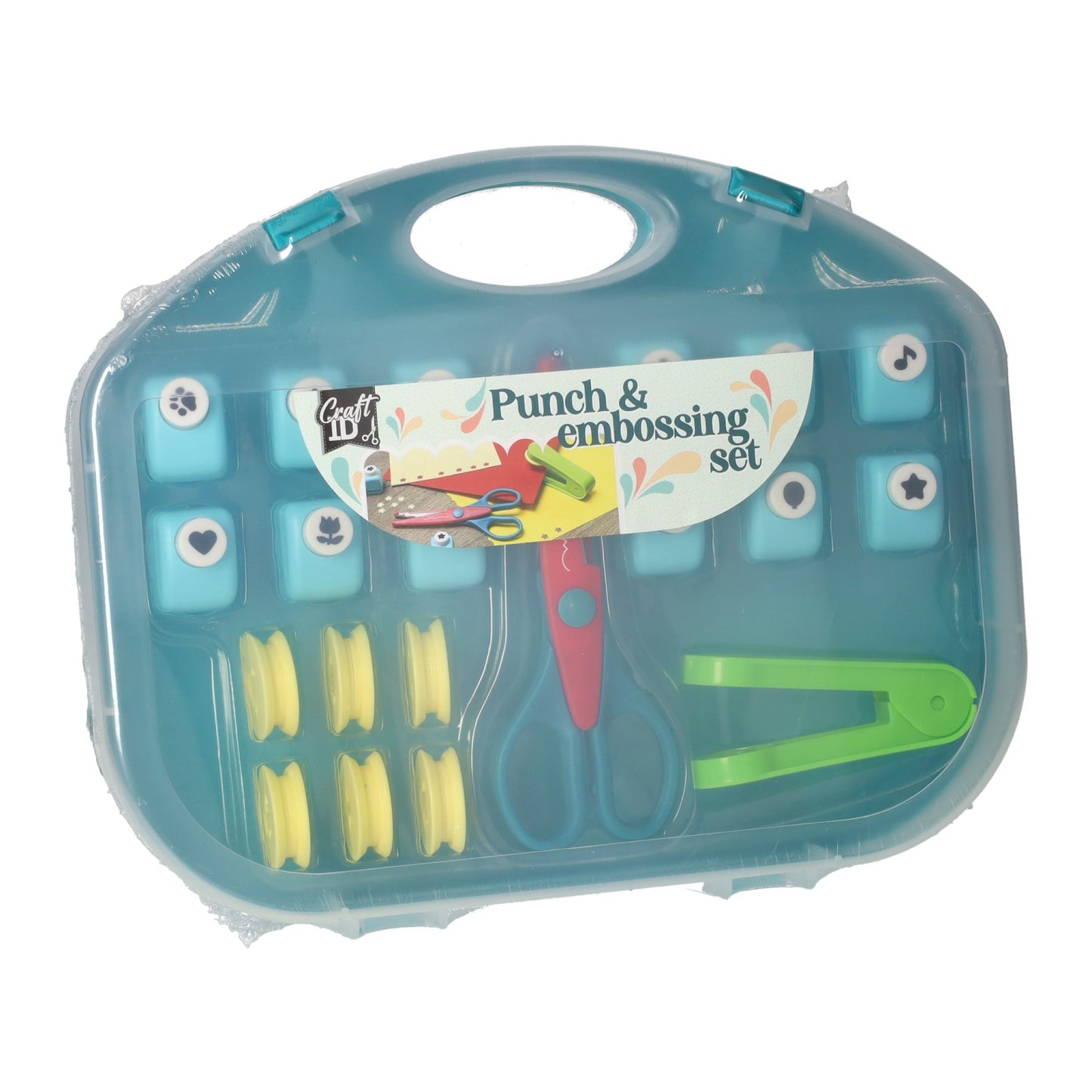 Creative craft group punch embossing set incl. scissors