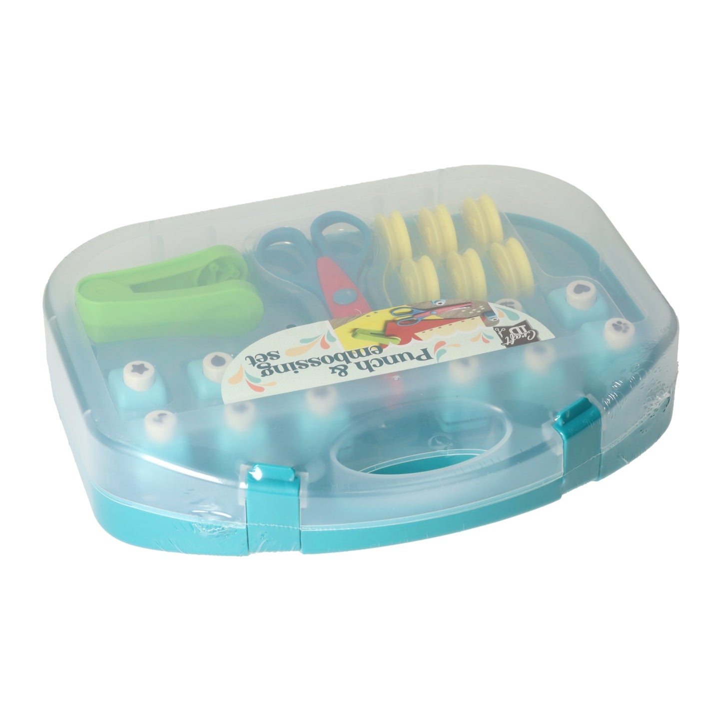Creative craft group punch embossing set incl. scissors