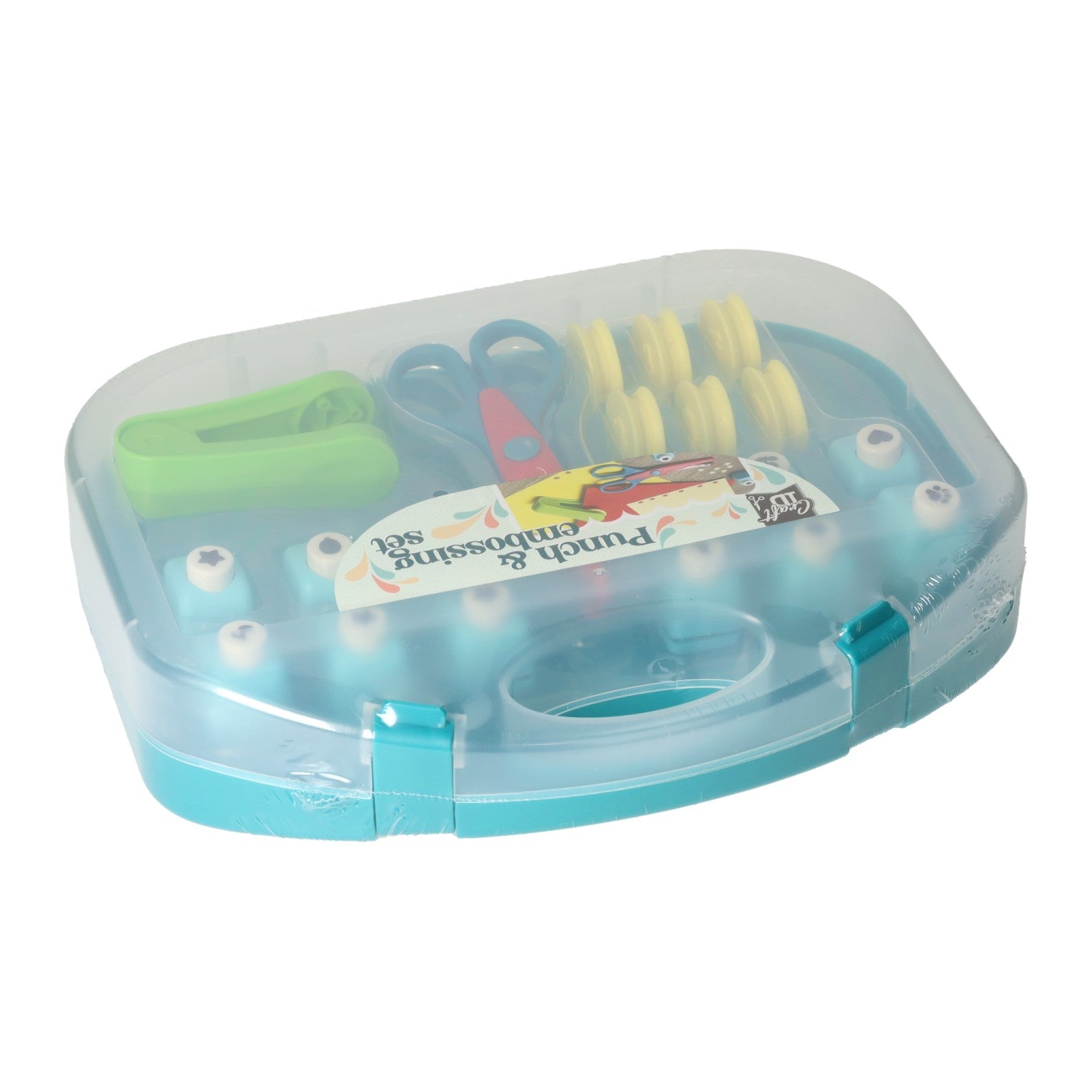 Creative craft group punch embossing set incl. scissors