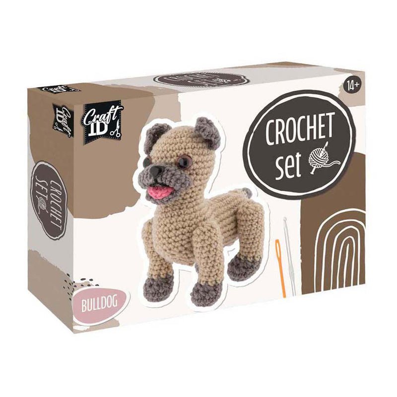 Craft id haakpakket bulldog - incl. naald en draad