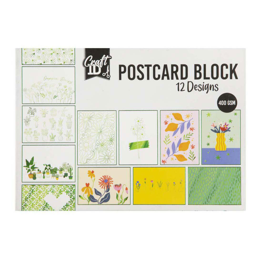 Postales creativas de grupos de manualidades 17,6x12,5cm - 12 diseños