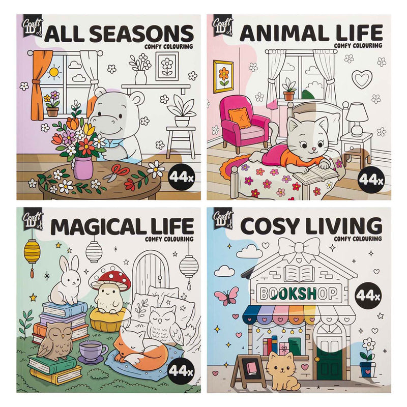Creative craft group kleurboek cute comfy