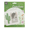 Kit de tarjetas de piedras preciosas de grupo de manualidades creativas