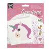 Kit de tarjetas de piedras preciosas de grupo de manualidades creativas