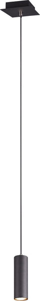 Lampada a sospensione Trio Marley - nero opaco - escl. 1 x gu10 35w - regolabile in altezza