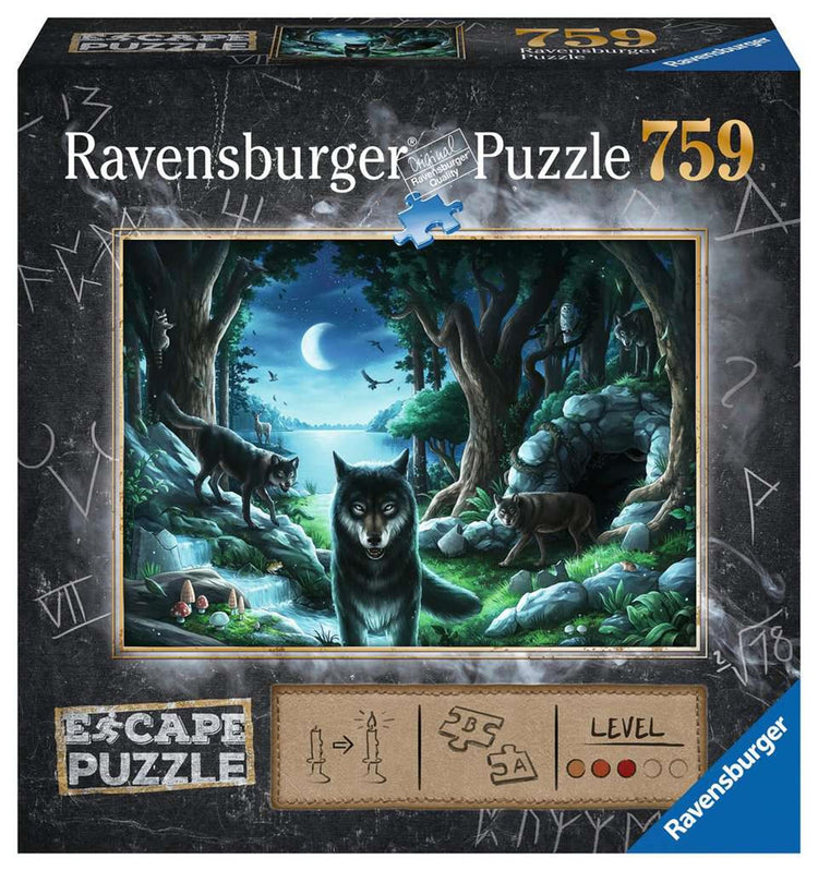 Ravensburger escapa 7 del rompecabezas de la maldición de los lobos