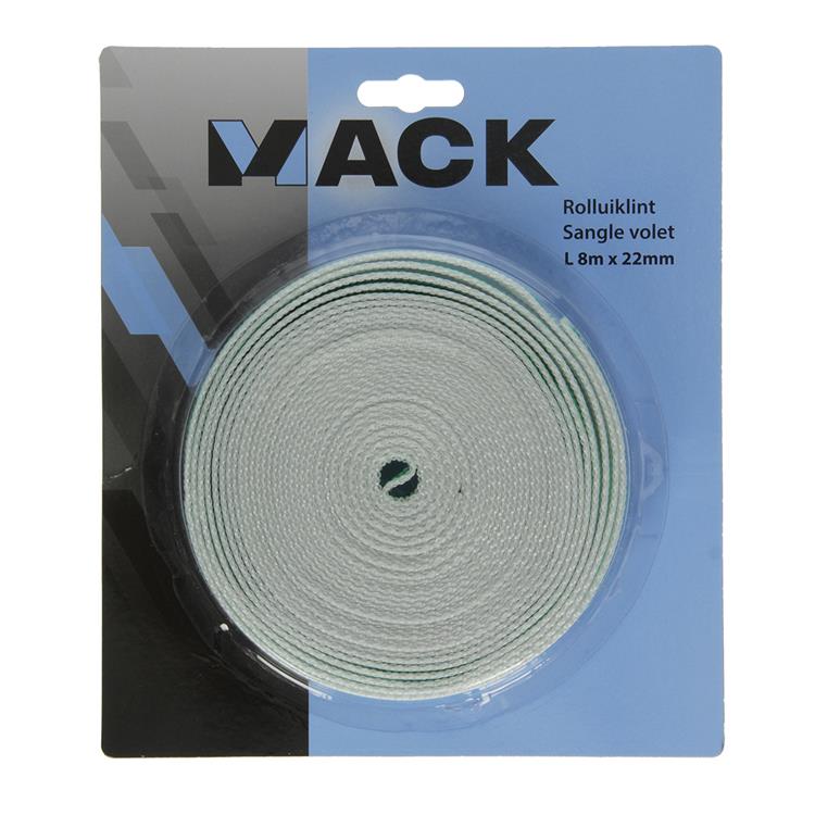 Mack 1010057 - cinta para persiana enrollable 8mx22mm | 5 piezas