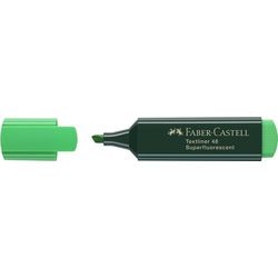 Pennarello per testo faber-castell 48 verde 1-5mm