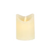 Daily home led kaars 7,5x10 cm creme | 4 stuks