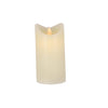 Daily home led kaars 7,5x15 cm creme | 4 stuks