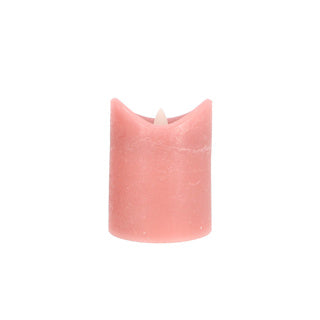 Candela LED quotidiana per la casa 7,5x10 cm rosa | 4 pezzi