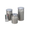 Set 3 candele LED per la casa quotidiana con telecomando | 4 pezzi