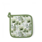 Ambiente pannenlap jungle leaves white - afbeelding 1