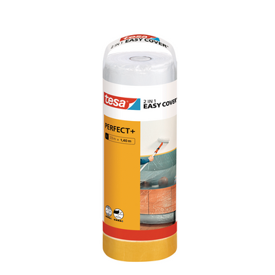 Tesa 1067565 - copertura facile perfetta + pellicola di copertura: l (33 metri x 14 | 3 pezzi