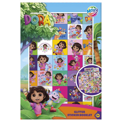Libro di adesivi glitterati Moxy Bluey Dora a5