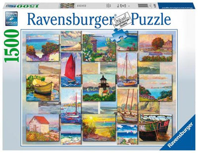 Puzzle Ravensburger collage costiero