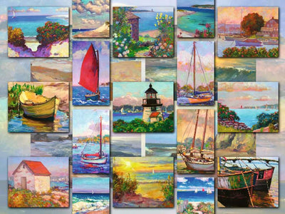 Puzzle Ravensburger collage costiero
