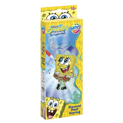 Portachiavi con pittura a diamante Moxy Spongebob
