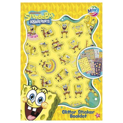 Libro de pegatinas de bob esponja del grupo de manualidades creativas a5 - 8 hojas
