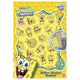 Libro de pegatinas de bob esponja del grupo de manualidades creativas a5 - 8 hojas