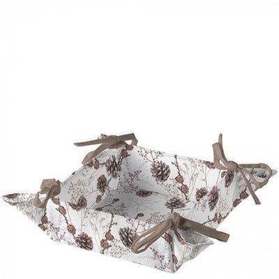 Ambiente cestino portapane pigne bianco