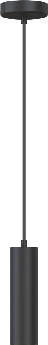 Calex hanglamp - gu10 - 1-lichts - plafondlamp - mat zwart - eetkamer - keuken - eettafel - excl. lichtbron